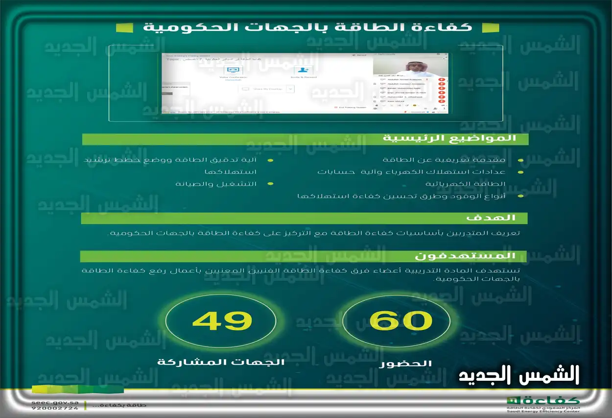 البرنامج السعودي لكفاءة الطاقة شعار البرنامج السعودي لكفاءة الطاقة