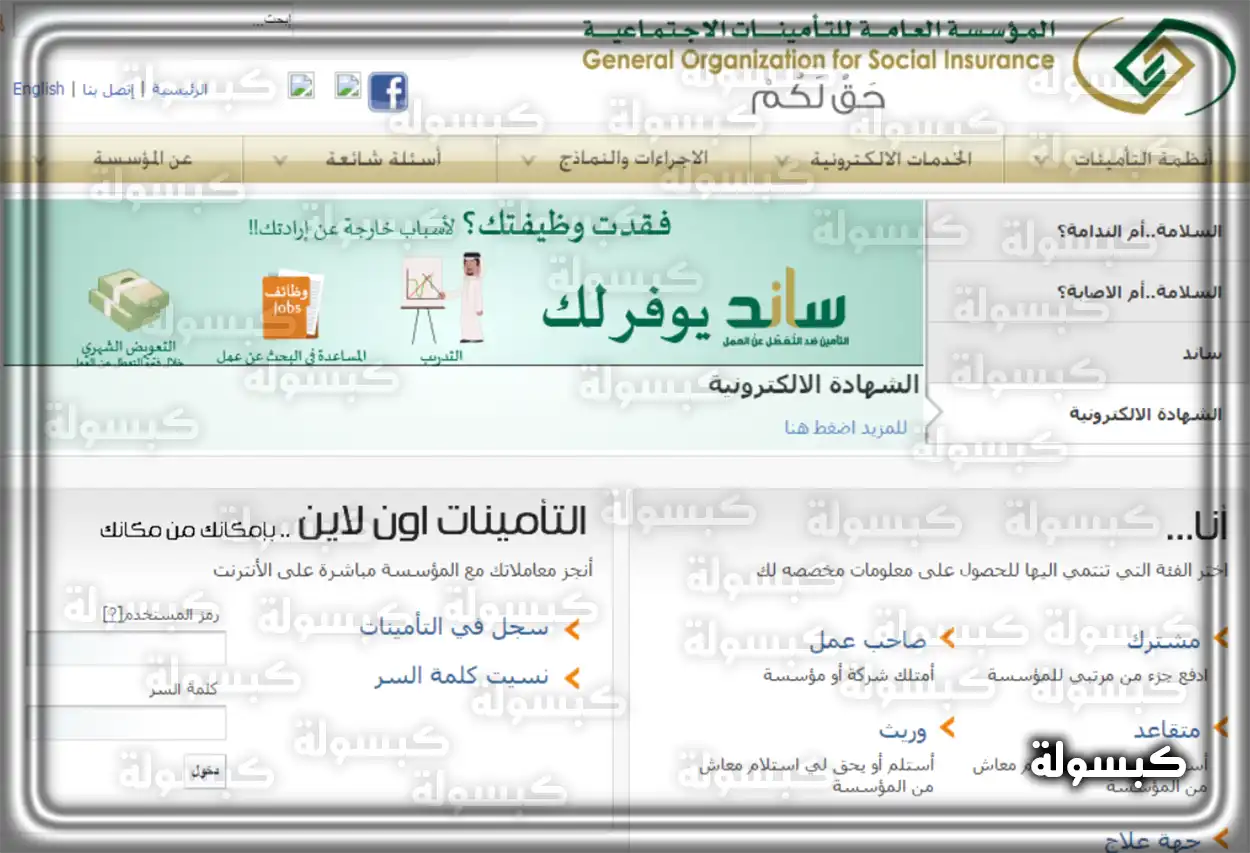 فهم نتائج الاستعلام عن الحالة التأمينية مثال على نتائج الاستعلام عن الاشتراك في التأمينات الاجتماعية