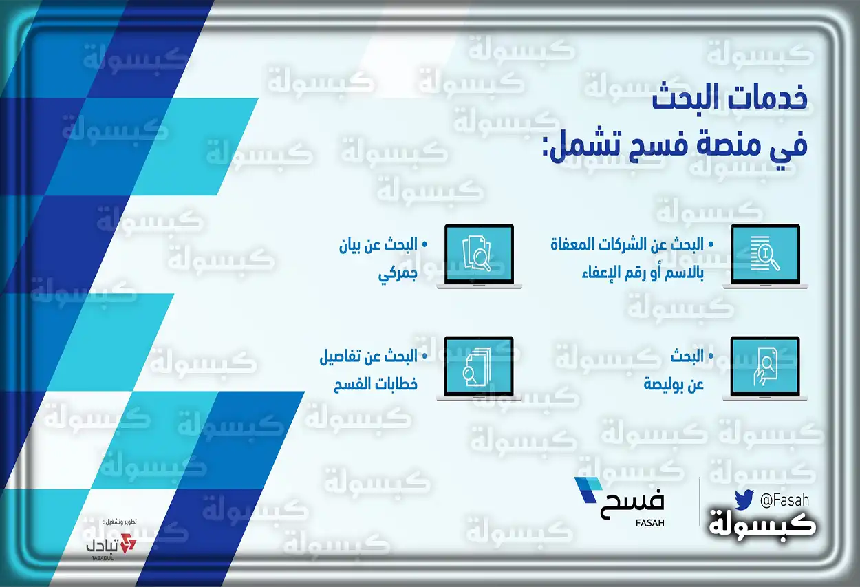 خدمات منصة فسح للمنافذ المختلفة رسم توضيحي لخدمات منصة فسح عبر الموانئ والمطارات