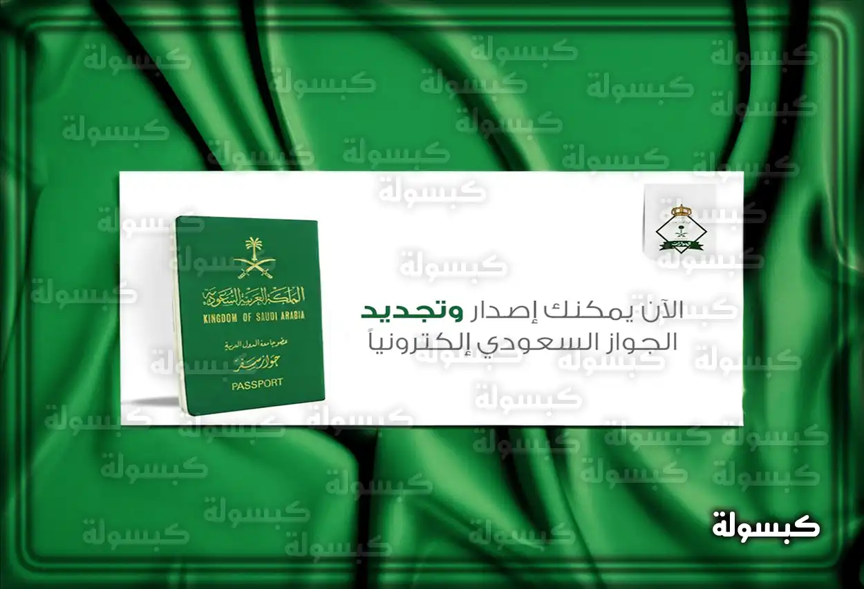 رسوم تجديد جواز السفر السعودي المنتهي صورة توضيحية لرسوم تجديد جواز السفر السعودي
