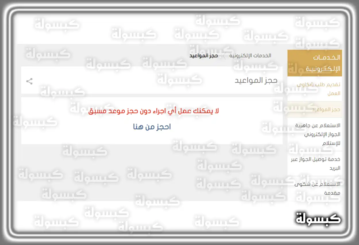 تسجيل الدخول لحجز موعد في السفارة السودانية صفحة تسجيل الدخول لخدمات السفارة السودانية