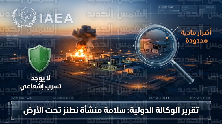 الوكالة الدولية للطاقة الذرية تكشف عن أضرار مادية في مباني مدخل منشأة نطنز النووية بإيران